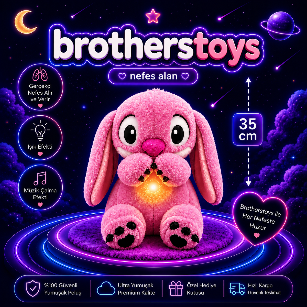 Nefes Alan Stitch Uyku Arkadaşım